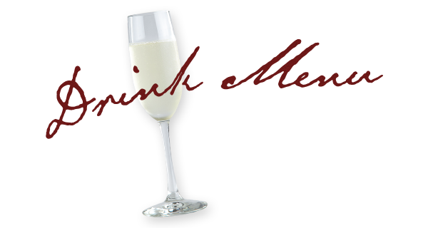 Drink Menu ドリンク